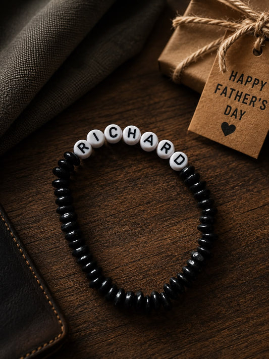 Dad Bead Bracelet - Handmade with Love