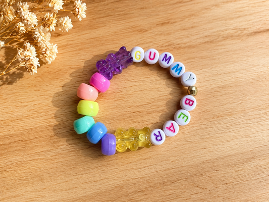 Gummy Bear Rainbow Bracelet