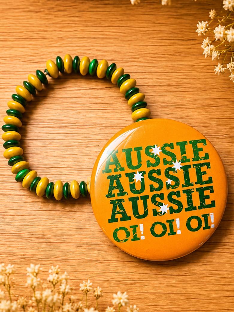 Aussie Supporter Pack – Bracelet & Badge