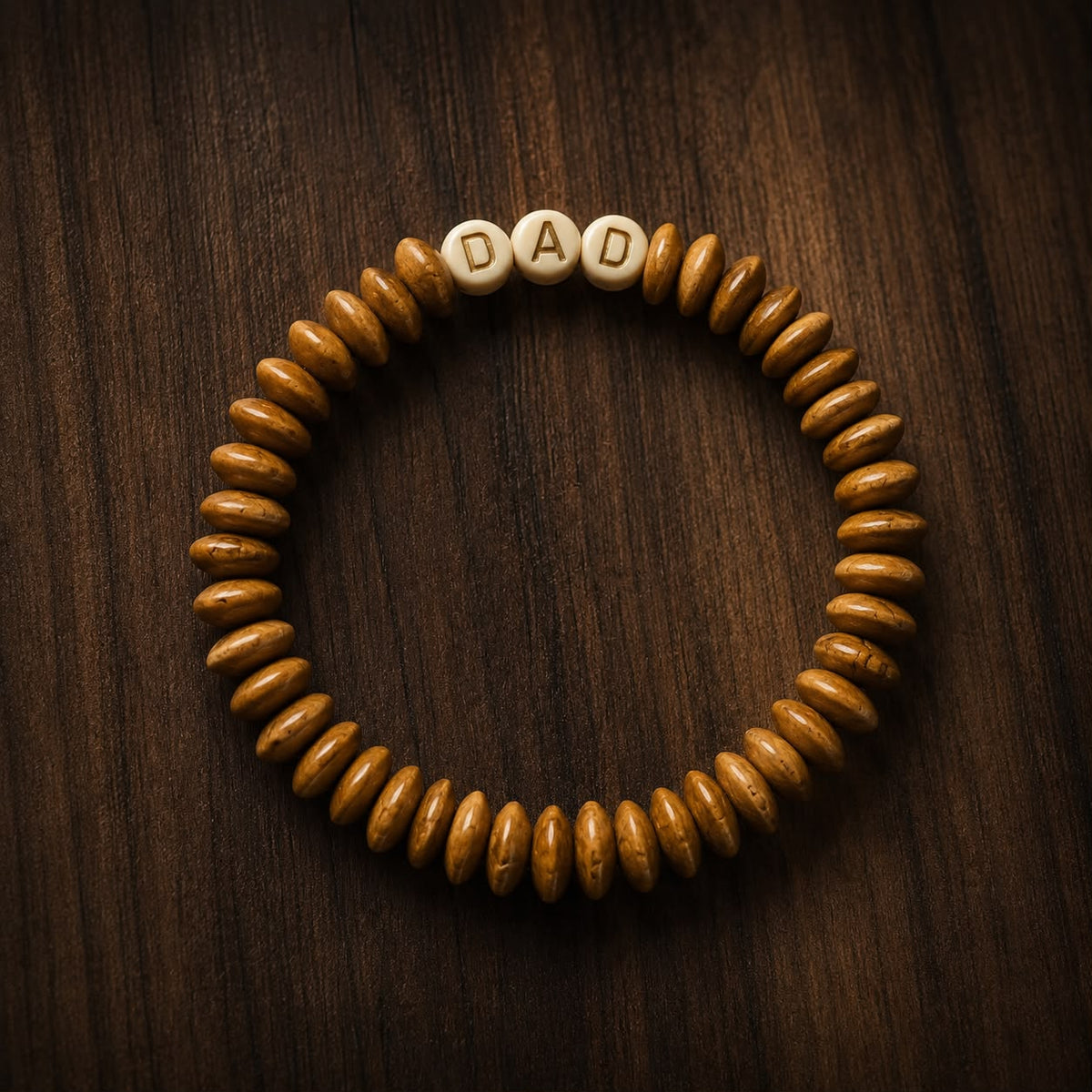 Dad Bead Bracelet - Handmade with Love